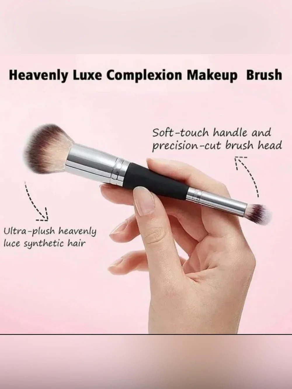 Daubigny Makeup Brushes Dual-ended Foundation Brush Concealer Brush